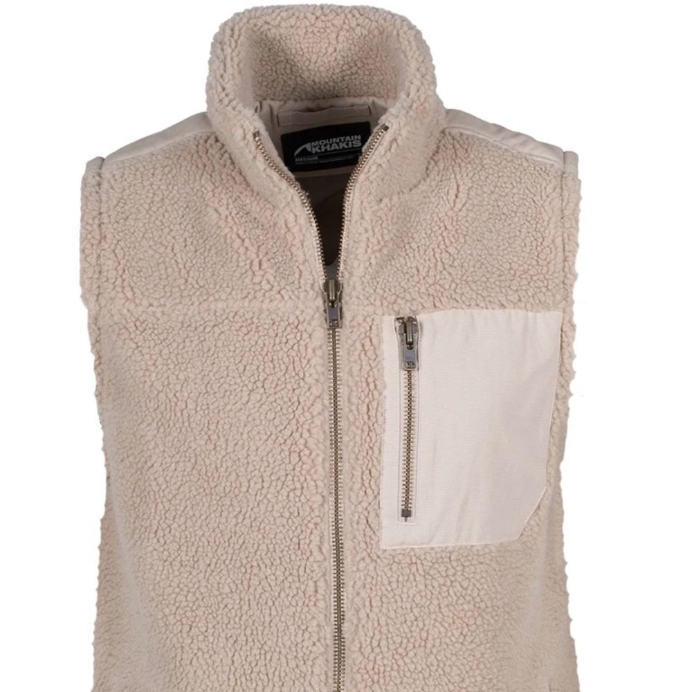 Mountain Khakis Cream Fleece Vest
